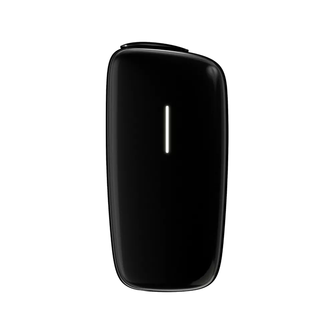 Ploom X Advanced Black zariadenie - pohľad z prednej strany
