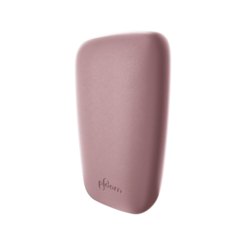 Ploom X Advanced Rose kožený zadný kryt, predný pohľad