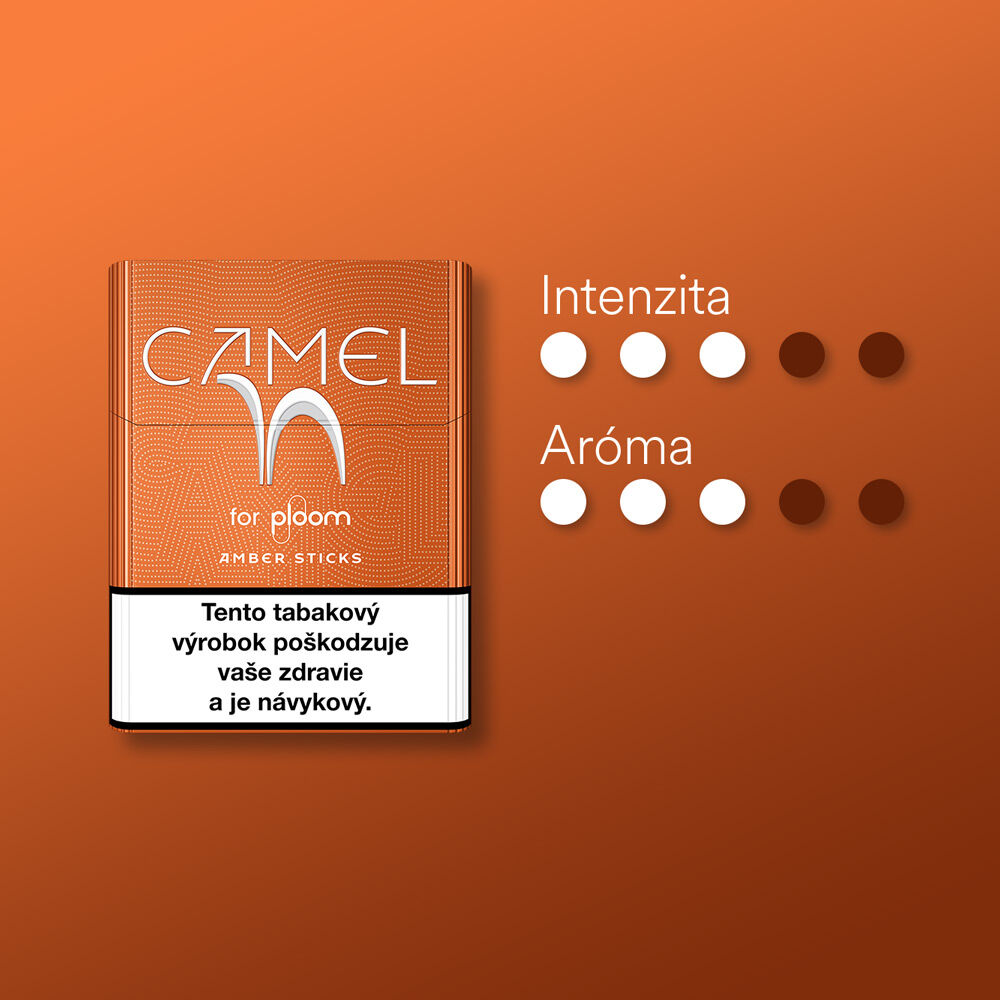 Náplne Camel Amber pre zariadenie Ploom a ich vlastnosti