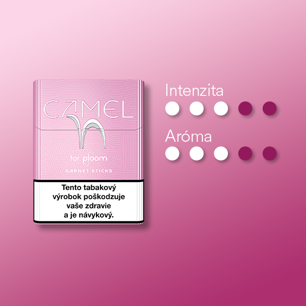 Náplne Camel Garnet pre zariadenie Ploom a ich vlastnosti