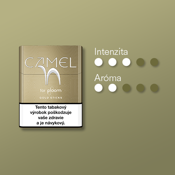 Náplne Camel Gold pre zariadenie Ploom X Advanced a ich vlastnosti