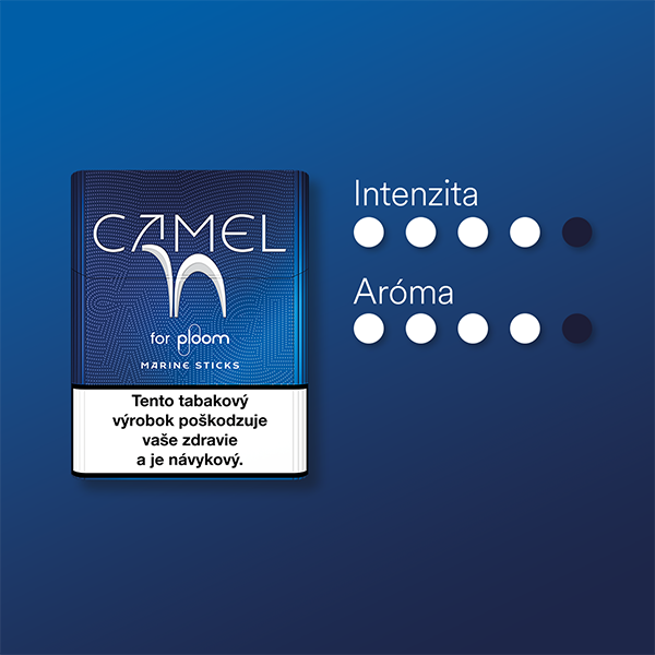 Náplne Camel Marine pre zariadenie Ploom X Advanced a ich vlastnosti