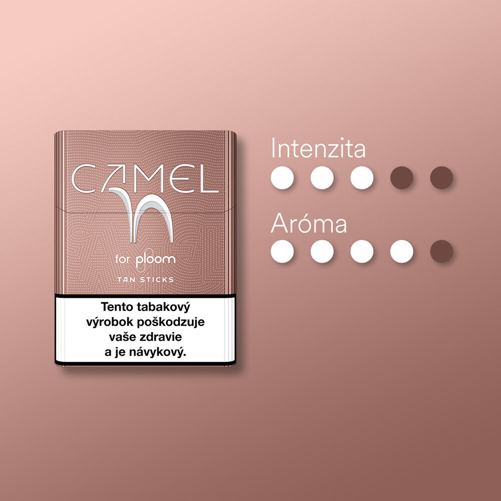 Náplne Camel Tan pre zariadenie Ploom X Advanced a ich vlastnosti