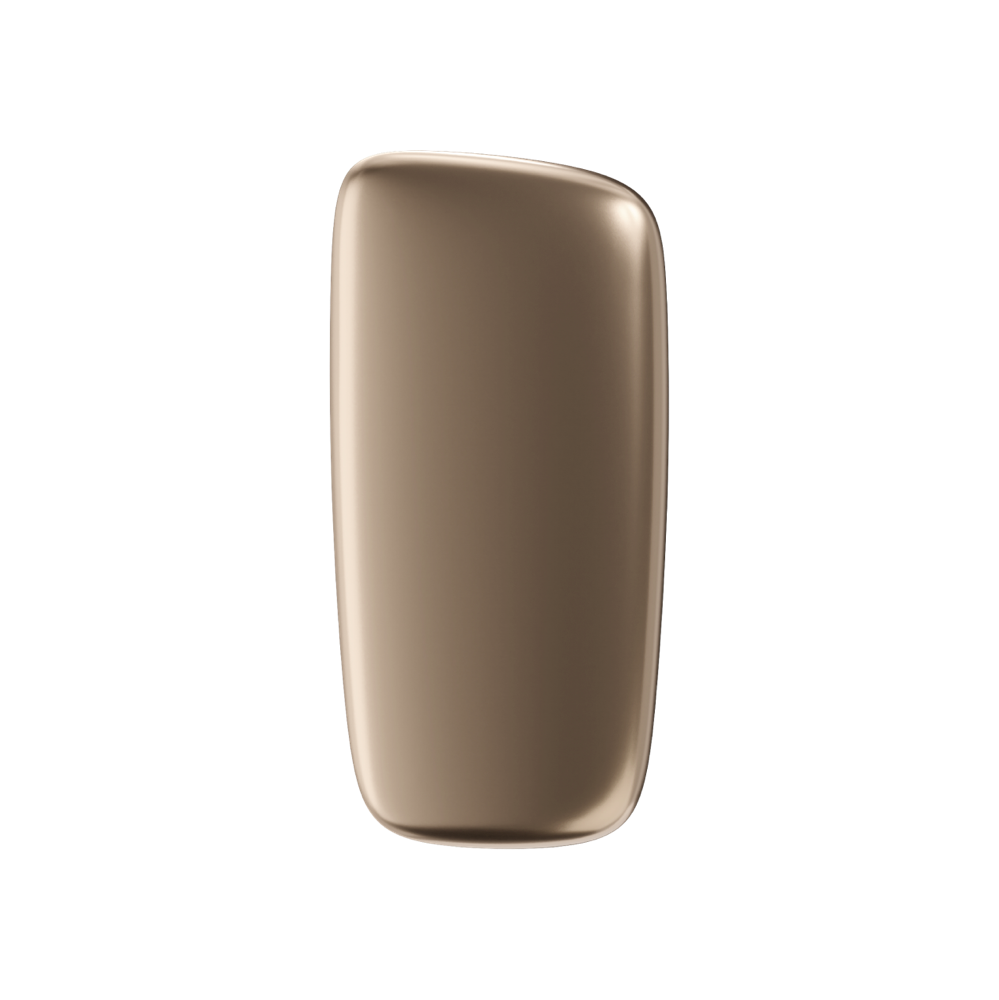 Ploom X Advanced predný kryt Gold - pohľad z prednej strany