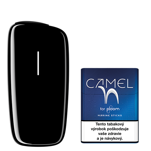 Zariadenie na zahrievanie tabaku Ploom X Black a náplň Camel Marine
