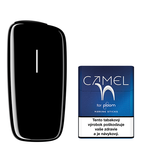 Zariadenie na zahrievanie tabaku Ploom X Black a náplň Camel Marine