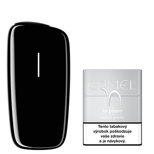 Zariadenie na zahrievanie tabaku Ploom X Black a náplň Camel Silver
