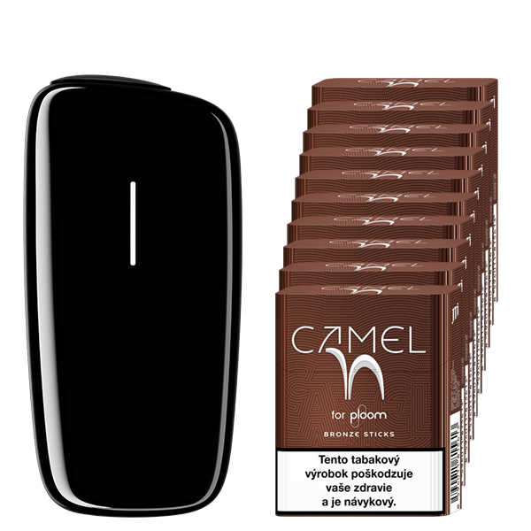 Camel náplň pre Ploom X Advanced -príchuť Bronze 10 krabičiek a zariadenie