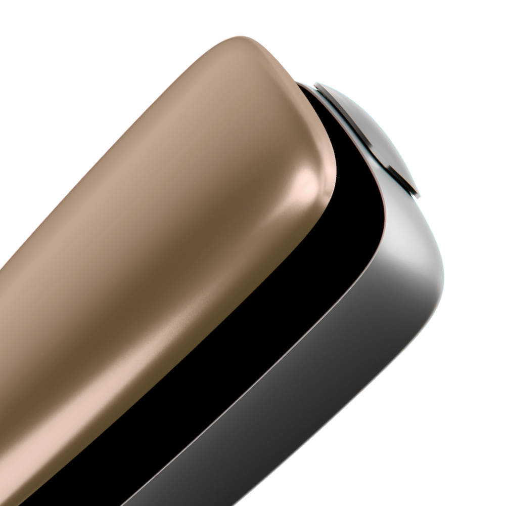 Ploom X Advanced predný kryt Gold - detailný záber