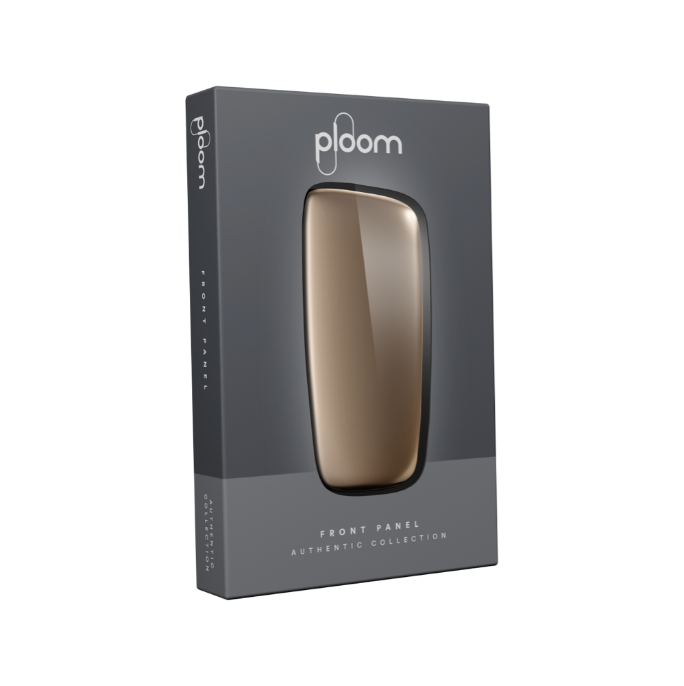 Ploom X Advanced predný kryt Golde obal - pohľad z prednej strany