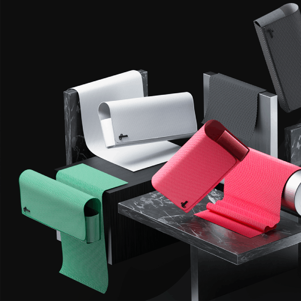 Zelené, červené, biele a sivé textilné puzdro pre Ploom X Advanced