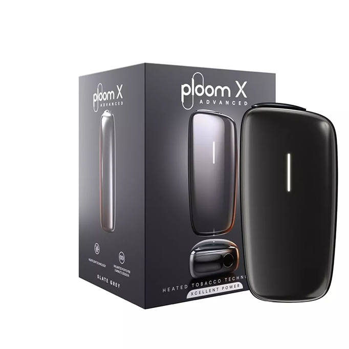 Ploom X Advanced Slate Grey pohľad z ľavej strany na balenie 