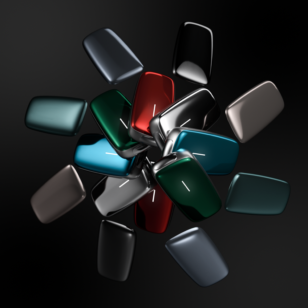 Predné kryty na Ploom X Advanced v rôznych farbách - umelecký záber