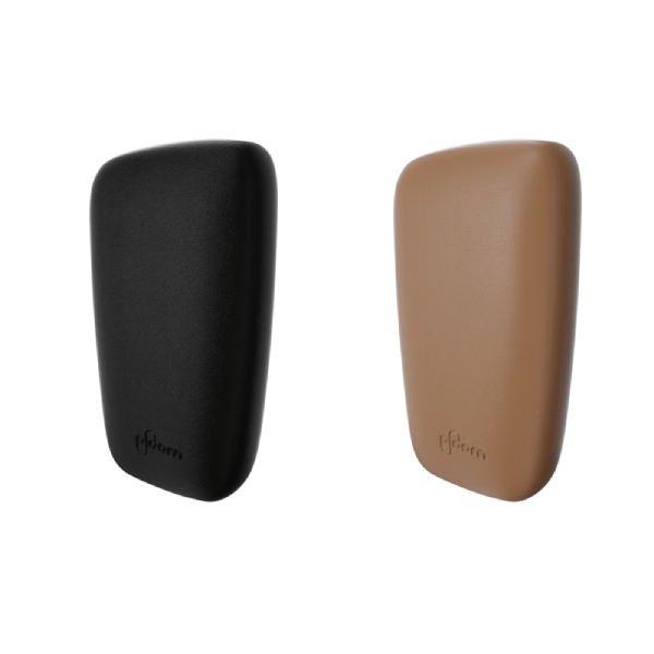 Čierny a hnedý kožený kryt pre Ploom X Advanced