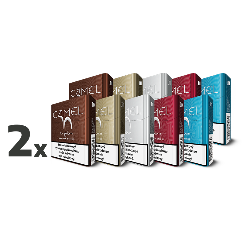 20 krabičiek Mix & Match náplní Camel