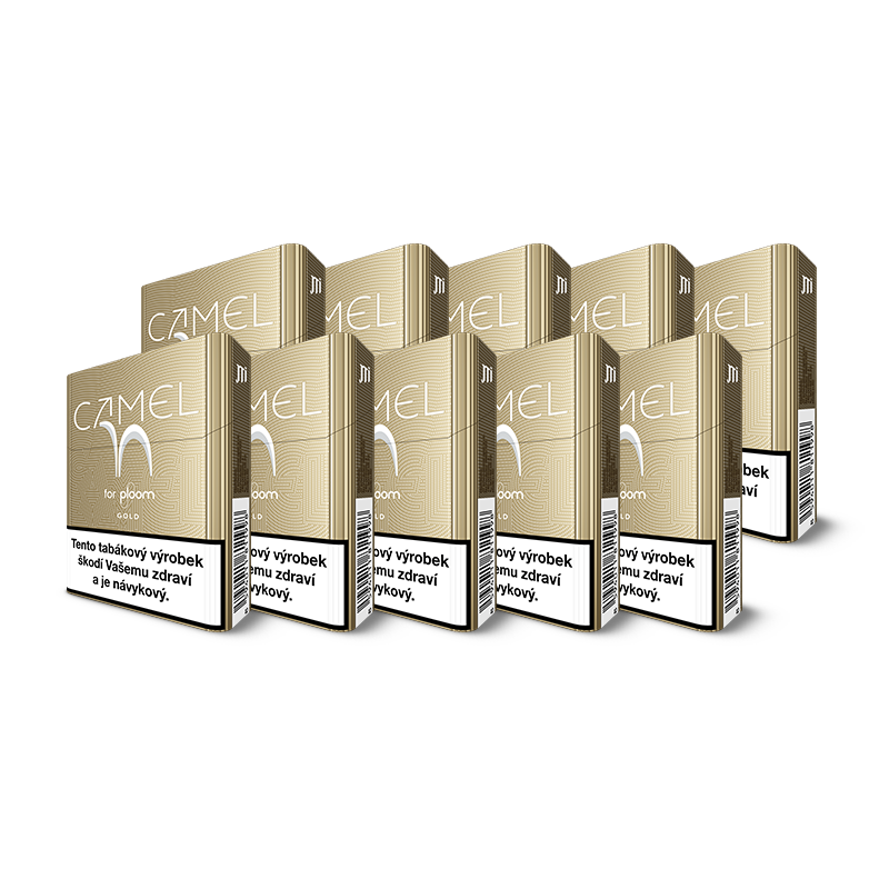 Tabakové náplne Camel Gold 10 krabičiek