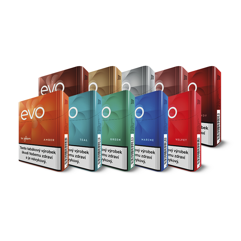 3 kartóny EVO tabakových náplní