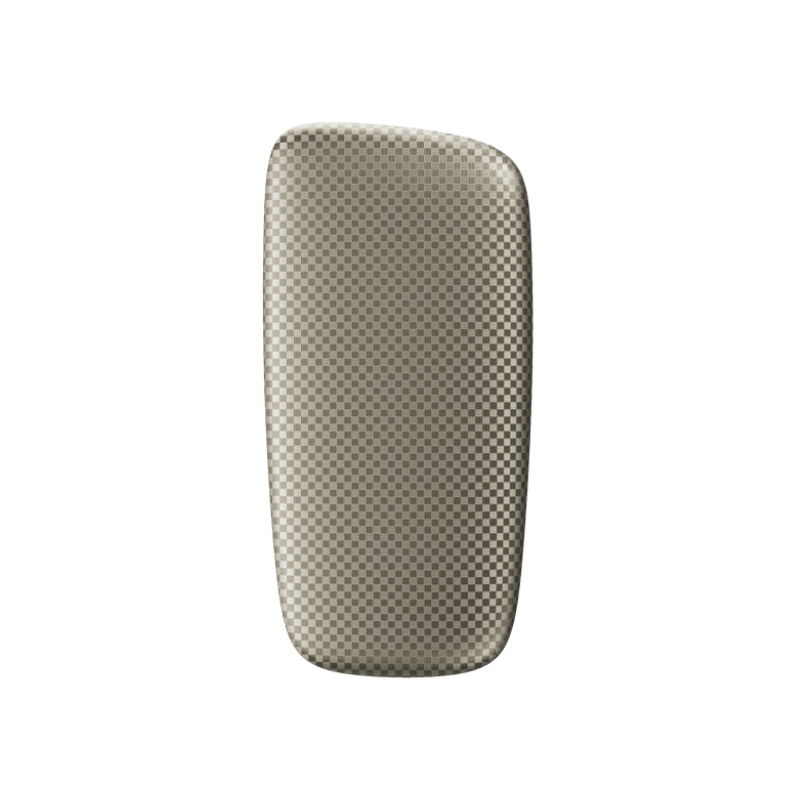 Ploom X predný kryt Squared Gold - pohľad z prednej strany