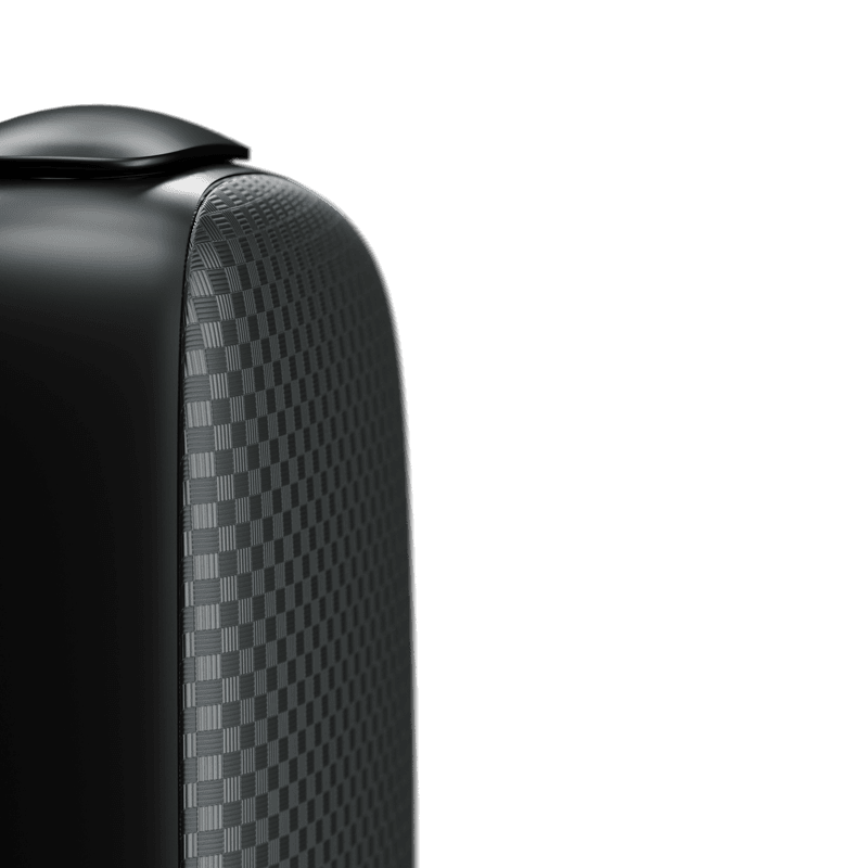 Ploom X Advanced predný kryt Squared Slate Grey - detailný záber