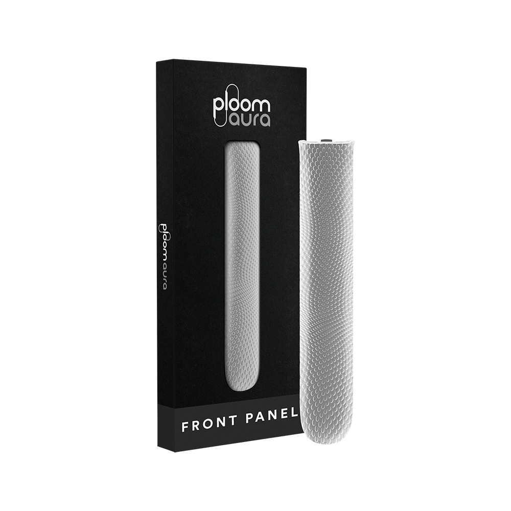 Ploom AURA predný kryt Lunar Silver Patterned