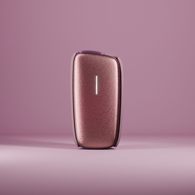 Ploom X Advanced Rose Shimmer - umelecký záber - pohľad z prednej strany