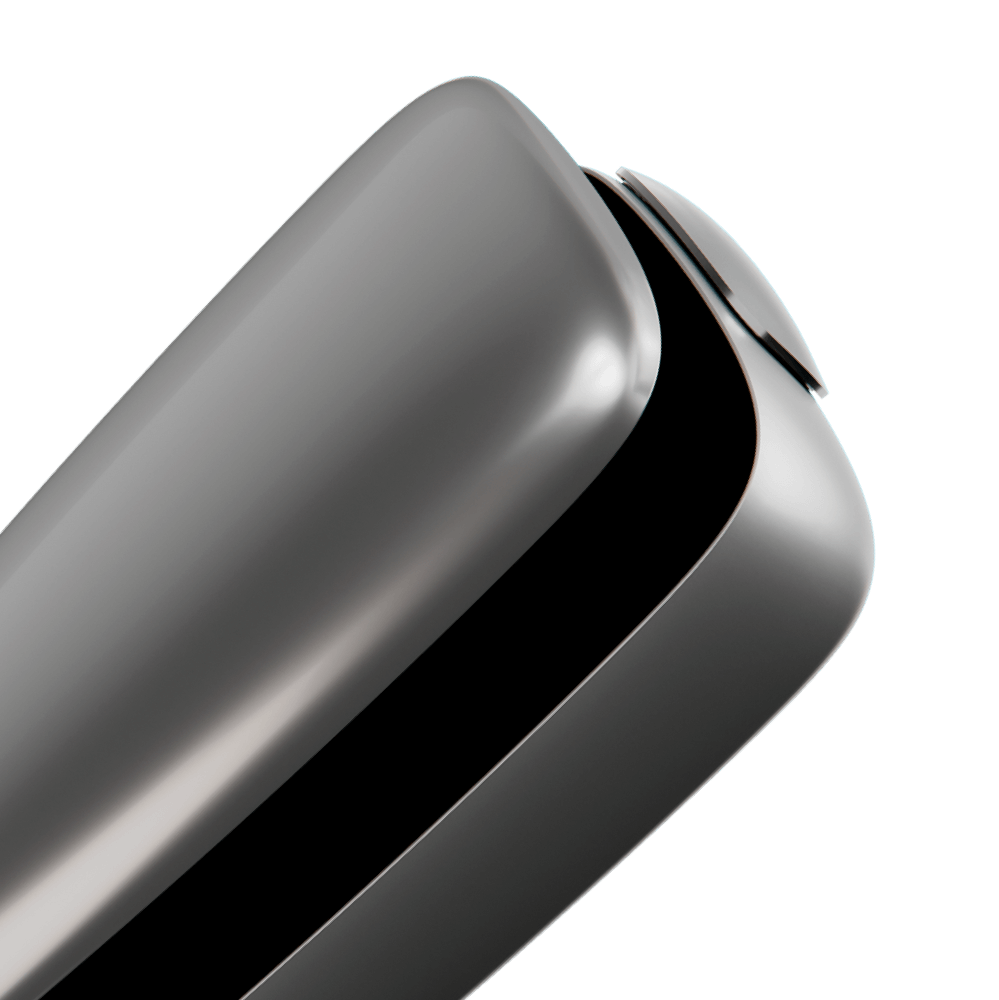 Ploom X Advanced predný kryt Silver - detailný záber