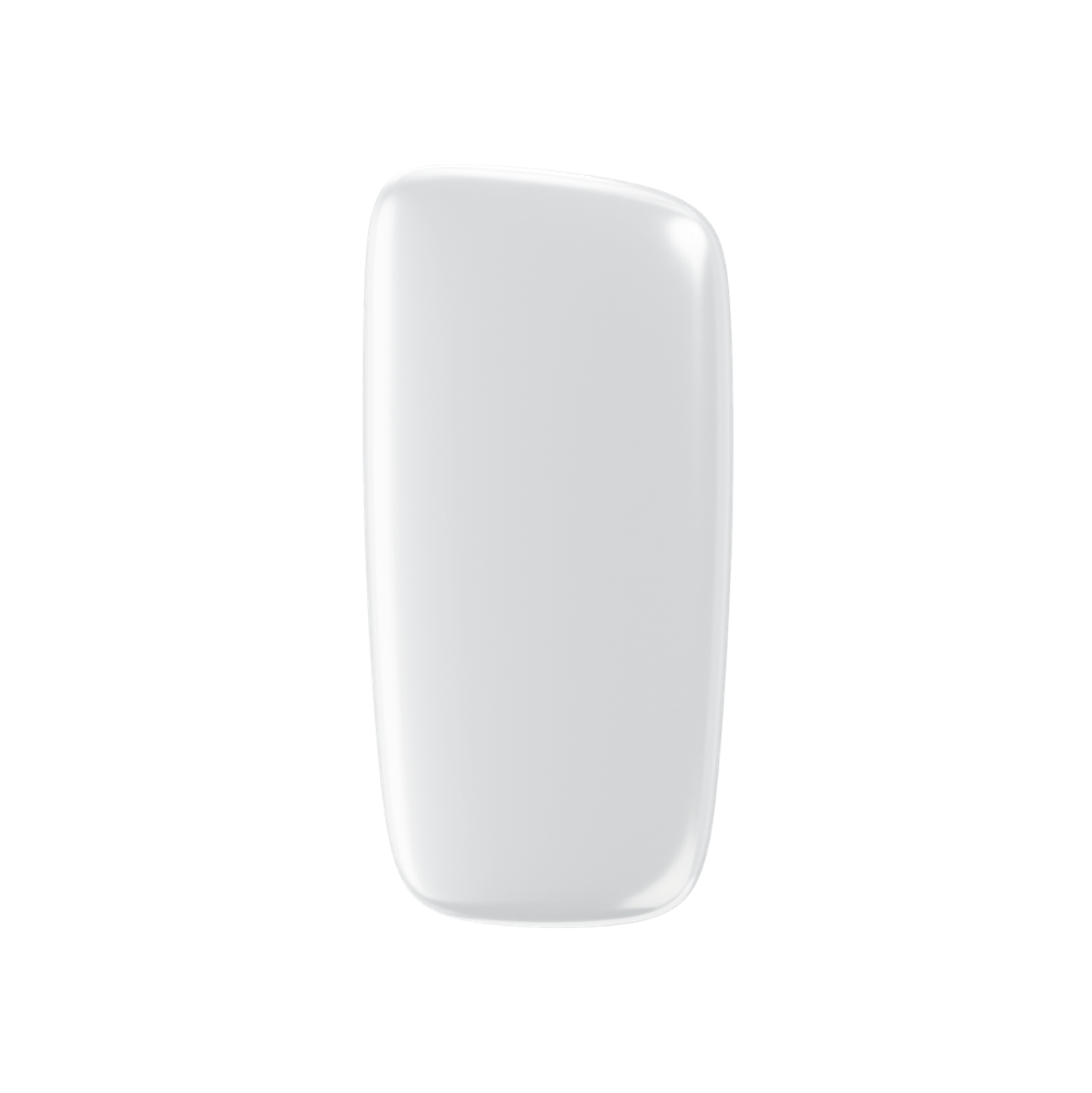 Ploom X Advanced predný kryt Cotton White - pohľad z prednej strany
