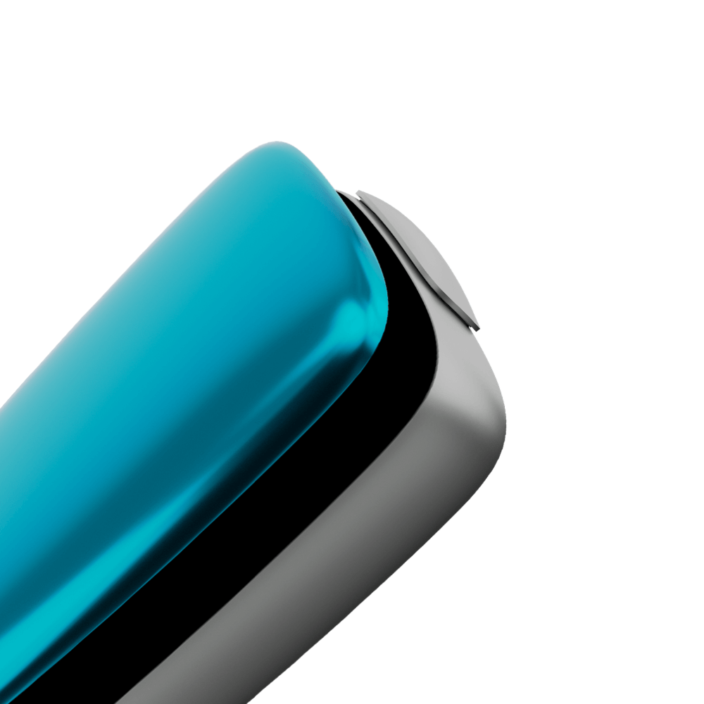 Ploom X Advanced predný kryt Ocean Blue - detailný záber