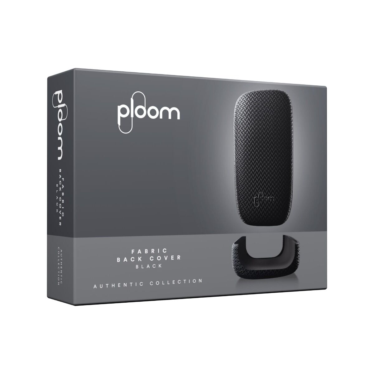 Balenie čierného textilného krytu pre Ploom X Advanced