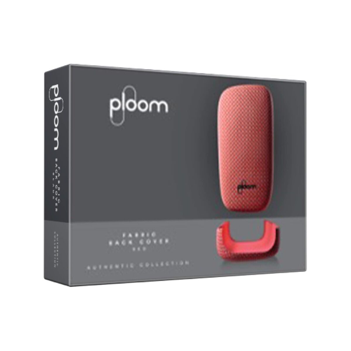 Balenie červeného textilného krytu pre Ploom X Advanced