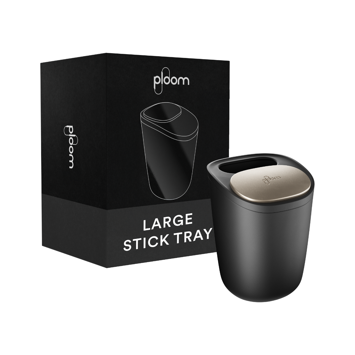 Ploom X Advanced Black veľká dóza, pohľad z boku