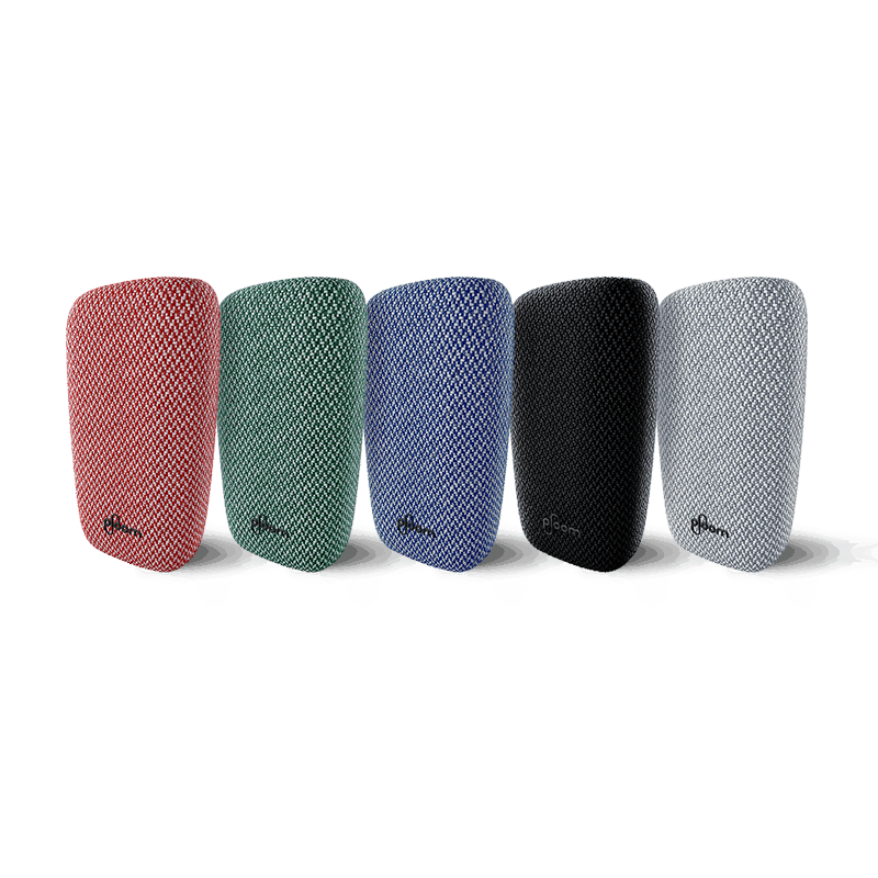 Zadné, textilné kryty pre Ploom X Advanced v niekoľkých farbách za sebou