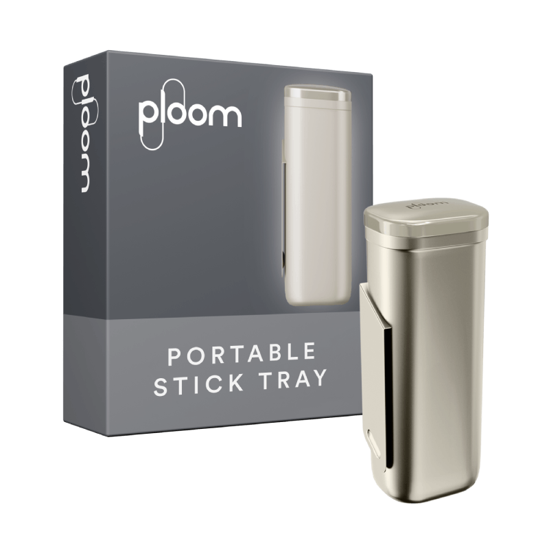Prenosná dóza na náplne Ploom X Gold a jej obal